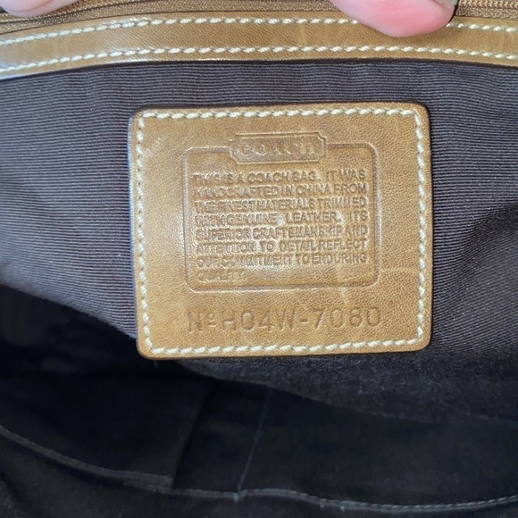 Coach Brown Signature Soho Satchel #7080 - Picture 9 of 9